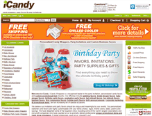 Tablet Screenshot of icandywrap.com